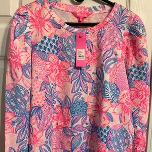 NWT Lilly Pulitzer Lightweight Sweatshirt Size Extra Large
